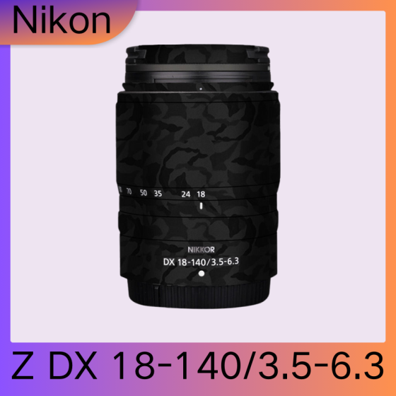 Lentes Nikon ZDX18-140F3.5-6.3 - Pele câmera, adesivo câmera - com alta resistência a arranhões, à prova d'água e com design elegante.